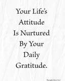 Your Life's Attitude - Motivational Poster