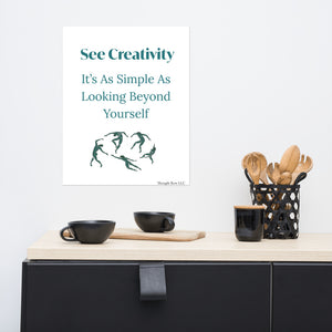See Creativity - Motivational Poster